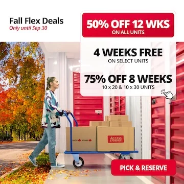 Access Storage - Mississauga Promotion